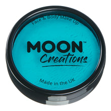 Load image into Gallery viewer, Moon Creations Pro Face Paint Cake Pot - Turquoise
