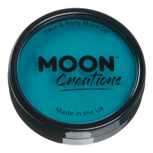 Load image into Gallery viewer, Moon Creations Pro Face Paint Cake Pot - Teal
