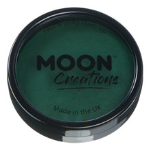 Load image into Gallery viewer, Moon Creations Pro Face Paint Cake Pot - Dark Green
