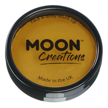 Load image into Gallery viewer, Moon Creations Pro Face Paint Cake Pot - Mustard
