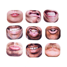 Load image into Gallery viewer, Quirky Party Face Straw Toppers - 10 Party Straws
