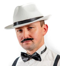 Load image into Gallery viewer, Gangster Hat, 1920's, White

