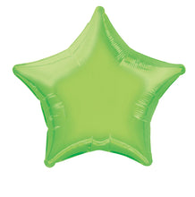 Load image into Gallery viewer, Solid Star Foil Balloon 20&quot; - Lime Green
