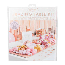 Load image into Gallery viewer, Ginger Ray Rose Gold Food Grazing Board Table Kit
