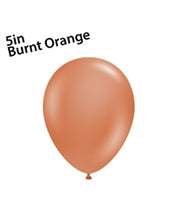 Load image into Gallery viewer, Tuftex 5&quot; Latex Balloon - Burnt Orange
