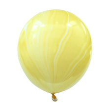 Load image into Gallery viewer, Yellow Marble Latex Balloon 11&quot;
