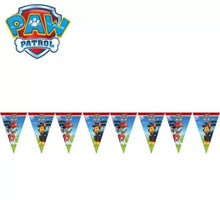 Load image into Gallery viewer, Paw Patrol Triangle Flag Banner 9 flags - 2.3m
