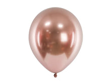 Load image into Gallery viewer, Rose Gold Glossy 12" Latex Balloons - 50ct
