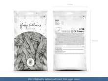 Load image into Gallery viewer, Silver Glossy Balloons 12cm - 50pcs
