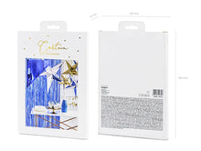 Load image into Gallery viewer, Blue Shimmer Curtain Backdrop
