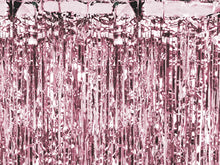 Load image into Gallery viewer, Rose Gold Shimmer Curtain Backdrop
