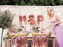 Load image into Gallery viewer, Rose Gold Foil balloon &amp;
