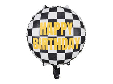 Load image into Gallery viewer, Happy Birthday Checkerboard Foil Balloon - 45 cm
