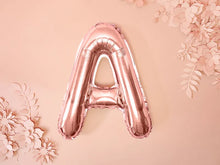 Load image into Gallery viewer, Rose Gold Foil balloon Letter &#39;&#39;A&#39;&#39;
