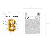 Load image into Gallery viewer, Gold Foil Balloon Letter "B"

