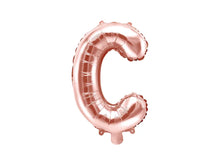Load image into Gallery viewer, Rose Gold Foil balloon Letter &#39;&#39;C&#39;&#39;
