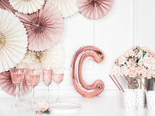 Load image into Gallery viewer, Rose Gold Foil balloon Letter &#39;&#39;C&#39;&#39;
