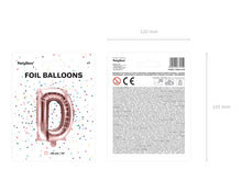 Load image into Gallery viewer, Rose Gold Foil balloon Letter &#39;&#39;D&#39;&#39;
