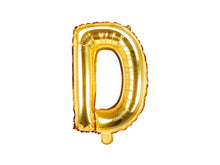 Load image into Gallery viewer, Gold Foil balloon Letter ''D''
