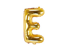Load image into Gallery viewer, Gold Foil balloon Letter ''E''
