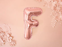Load image into Gallery viewer, Rose Gold Foil balloon Letter &#39;F&#39;
