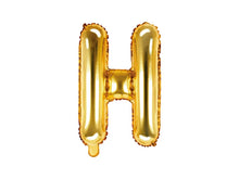 Load image into Gallery viewer, Gold Foil balloon Letter ''H'
