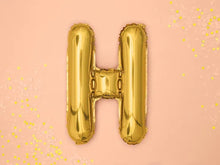 Load image into Gallery viewer, Gold Foil balloon Letter ''H'
