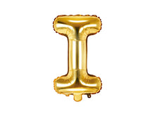 Load image into Gallery viewer, Gold Foil balloon Letter ''I''
