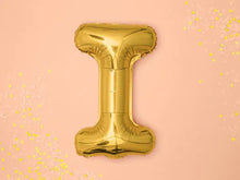 Load image into Gallery viewer, Gold Foil balloon Letter &#39;&#39;I&#39;&#39;
