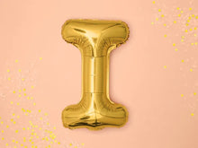 Load image into Gallery viewer, Gold Foil balloon Letter ''I''
