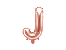 Load image into Gallery viewer, Rose Gold Foil balloon Letter &#39;J&#39;
