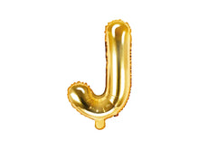 Load image into Gallery viewer, Gold Foil balloon Letter ''J''
