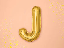 Load image into Gallery viewer, Gold Foil balloon Letter ''J''
