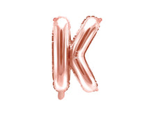 Load image into Gallery viewer, Rose Gold Foil balloon Letter &#39;&#39;K&#39;&#39;
