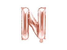 Load image into Gallery viewer, Rose Gold Foil balloon Letter &#39;&#39;N&#39;&#39;
