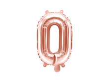 Load image into Gallery viewer, Rose Gold Foil balloon Letter ''O''
