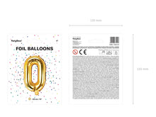 Load image into Gallery viewer, Gold Foil balloon Letter ''O''
