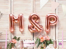 Load image into Gallery viewer, Rose Gold Foil balloon Letter 'P'
