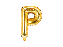 Load image into Gallery viewer, Gold Foil balloon Letter ''P"
