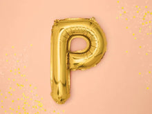 Load image into Gallery viewer, Gold Foil balloon Letter ''P"
