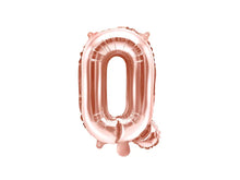 Load image into Gallery viewer, Rose Gold Foil balloon Letter ''Q''
