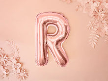 Load image into Gallery viewer, Rose Gold Foil balloon Letter ''R''
