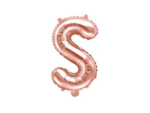 Load image into Gallery viewer, Rose Gold Foil balloon Letter ''S''

