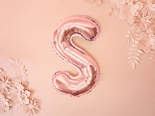 Load image into Gallery viewer, Rose Gold Foil balloon Letter ''S''
