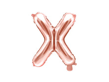 Load image into Gallery viewer, Rose Gold Foil balloon Letter ''X''
