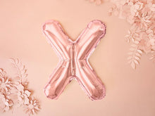 Load image into Gallery viewer, Rose Gold Foil balloon Letter ''X''
