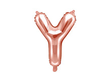 Load image into Gallery viewer, Rose Gold  Foil balloon Letter ''Y''
