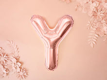 Load image into Gallery viewer, Rose Gold  Foil balloon Letter ''Y''
