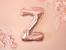 Load image into Gallery viewer, Rose Gold Foil balloon Letter 'Z'
