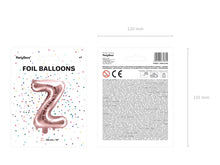 Load image into Gallery viewer, Rose Gold Foil balloon Letter 'Z'

